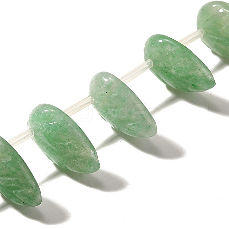 Natural Green Aventurine Beads Strands G-P561-A06-01-1