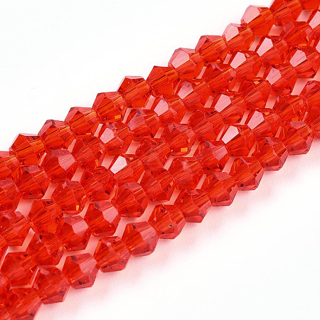 Transparent Glass Beads Strands EGLA-A039-T4mm-D31-1