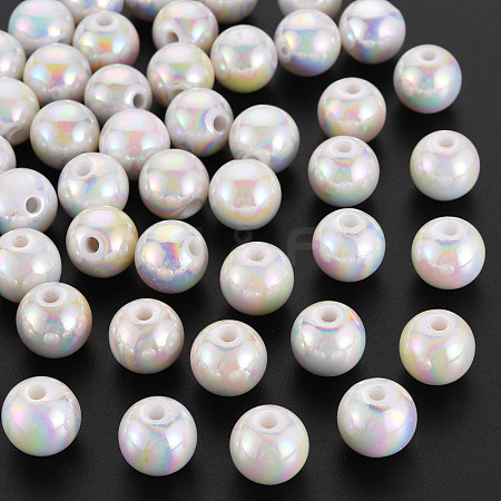 Opaque Acrylic Beads MACR-S370-D12mm-01-1