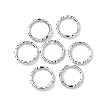 Tarnish Resistant 304 Stainless Steel Open Jump Rings STAS-E067-07-9mm-1
