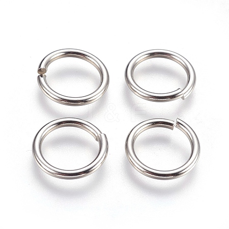 Tarnish Resistant 304 Stainless Steel Saw Cut Open Jump Rings STAS-P212-25P-15-1