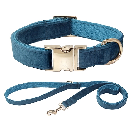 Adjustable Polyester Dog Collars & Leash Set PW-WG23436-12-1