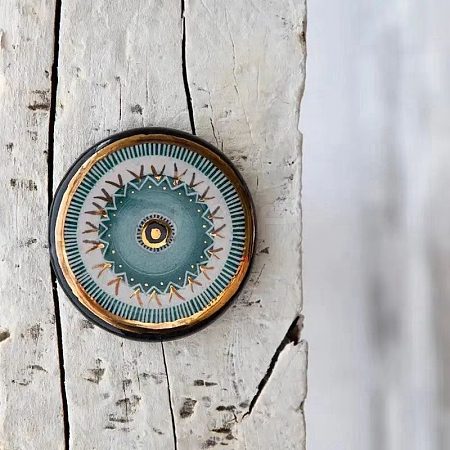 Acrylic Evil Eye Wall Hanging PW-WG85776-03-1