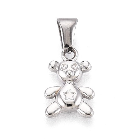 303 Stainless Steel Pendants STAS-Q110-05P-1