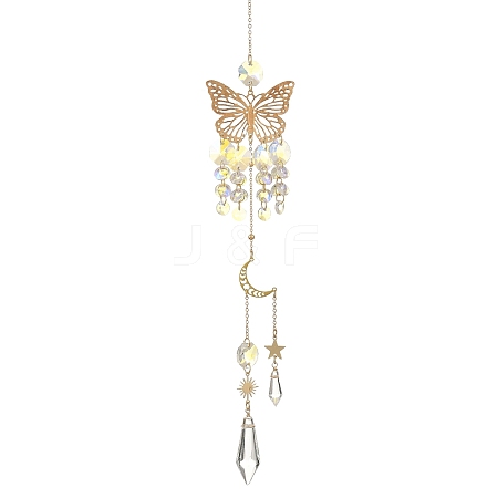Iron Butterfly Suncatcher HJEW-TA00496-1
