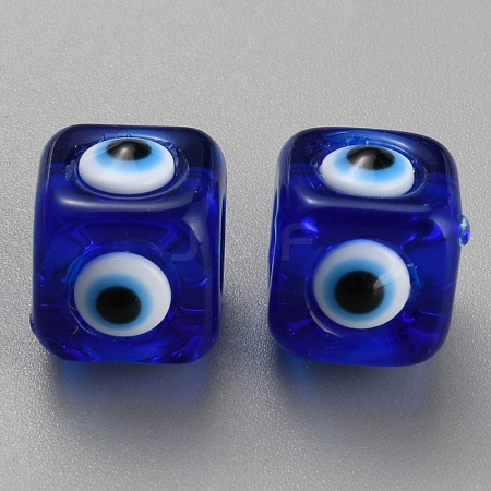 Cube Resin Large Hole Beads RESI-TAC0022-02A-1
