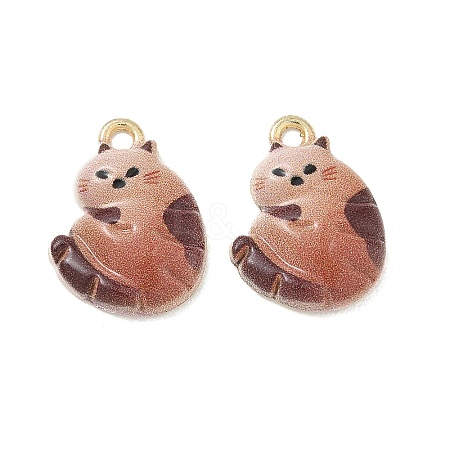 Alloy Enamel Pendants ENAM-K076-35G-09-1