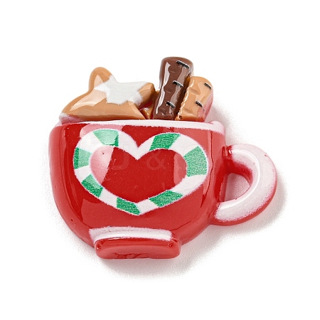 Christmas Opaque Resin Decoden Cabochons LS-RESI-U006-04A-1