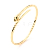 Snake Wrap Cubic Zirconia Cuff Bangle BJEW-D448-17G-RS-1