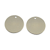Tarnish Resistant Stainless Steel Tag Pendants STAS-S020-1