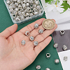 90Pcs Zinc Alloy European Beads FIND-SP0005-97B-3