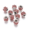 Antique Silver Plated Alloy European Beads MPDL-L030-K04-AS-1