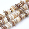 Natural Shell Beads Strands X-SSHEL-Q298-13-1