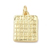 Brass Pendants KK-P349-13G-1