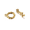 Tibetan Style Alloy Toggle Clasps X-GLF10816Y-NF-1