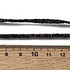 3.5MM Polyester Metallic Cord Braided Cord Necklace Making FB-CBAA152-01G-10-3
