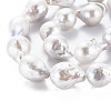 Natural Baroque Pearl Keshi Pearl Beads Strands PEAR-S019-05A-4