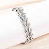 304 Stainless Steel Link Chain Bracelets for Women LS-BJEW-C113-01P-1
