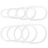 8Pcs Acrylic Template DIY-PH0036-13-1