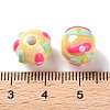 Handmade Porcelain Beads Strands PORC-L078-01G-4