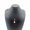 Natural Rose Quartz Gourd Pendant Necklaces WJ9079-7-1