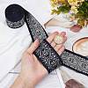 Ethnic style Embroidery Polyester Ribbons OCOR-GF0002-24A-3