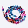 Natural Agate Beads Strands G-E469-12G-2