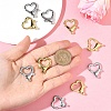 10Pcs 2 Colors Alloy Lobster Claw Clasps FIND-YW0009-35-3