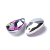 Faceted Teardrop Glass Pendants X1-GLAA-O008-A21-3