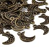 Tibetan Style Alloy Pendants TIBE-S306-05AB-NR-3