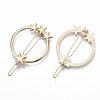 Alloy Hollow Geometric Hair Pin X-PHAR-N005-010G-2