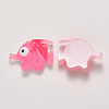 Translucent Frosted Resin Cabochons CRES-N022-13-2