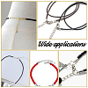 400Pcs 4 Colors Iron Folding Crimp Ends IFIN-PH0002-27-6