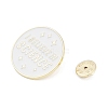 Flat Round with Word I Believe in Science Enamel Pins ENAM-R005-02KCG-01-2