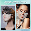 Alloy Rhinestone & Polyester Head Chain AJEW-WH20072-21P-4