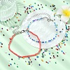 60G 12 Colors Baking Paint Glass Seed Beads SEED-YW0002-92-5