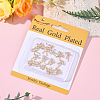 18Pcs 6 Styles Rack Plating Brass Micro Pave Clear Cubic Zirconia Pendants KK-BBC0022-51-6