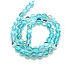 Synthetic Moonstone Beads Strands G-F143-10mm-07-2