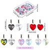 Fingerinspire 50Pcs 5 Colors Large Hole Alloy European Dangle Charms FIND-FG0001-63-2