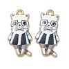 Printed Alloy Pendants ENAM-K076-36G-07-1