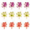 15Pcs 3 Colors Synthetic Coral Dyed Carved Beads SHEL-TA0001-29-2