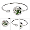 1Pc Stainless Steel Open Cuff Bangles BJEW-SC0001-55B-6