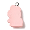 Cute Pet Opaque Resin Pendants RESI-A023-02A-2