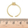 Rectangle Brass Micro Pave Cubic Zirconia Cuff Rings RJEW-Z111-04G-09-5