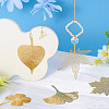 20Pcs 10 Styles Brass Filigree Big Pendants KKC-TA0001-03-7
