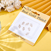 10Pcs Brass Micro Pave Clear Cubic Zirconia Charms KK-BBC0015-67-6