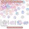 160Pcs 8 Colors Resin Cabochons MRMJ-PA0001-01-2