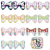 14Pcs 7 Colors Plating Acrylic Beads OACR-AN0001-01-1