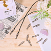12Pcs Alloy Cord Ends FIND-CA0009-70B-5