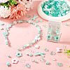 100G Transparent & Opaque Acrylic Beads TACR-TA0001-57C-8